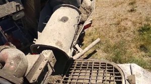 Работа роторного бетононасоса