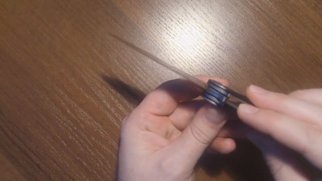 Складной нож: сталь D2, титановая ручка за 40$ смотреть онлайн