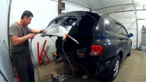 Саньенг Кайрон ремонт кузова в Нижнем Новгороде SsangYong Kyron Auto body repair