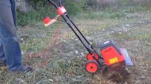 Культиватор электрический DDE-ET1200-40. Опробование