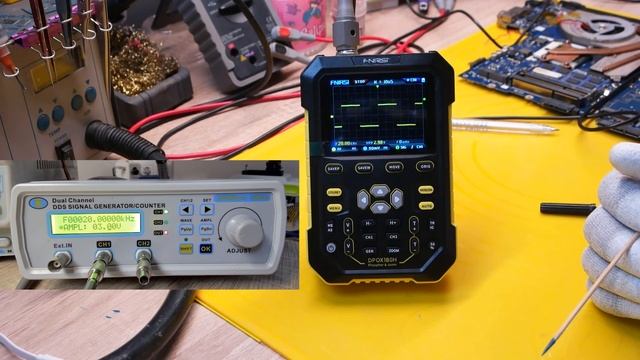 FNIRSI DPOX180H ОБЗОР. Сравнение с SDS 1202X-E и FNIRSI 1C15 смотреть онлайн