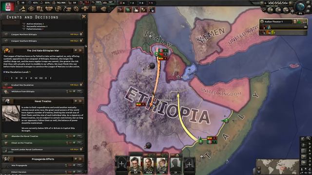 Let's Play Hearts of Iron 4 By Blood Alone | HOI4 Kingdom of Italy Gameplay Episode 1: Ethiopia смотреть онлайн