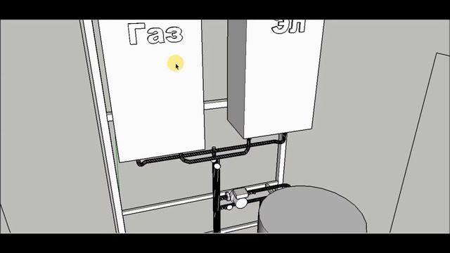 Проект маленькой котельной в SketchUp | Строители Завета Самара