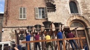 Concerto Itinerante di Campane a Slancio Bolognese a Gubbio (PG), v.165