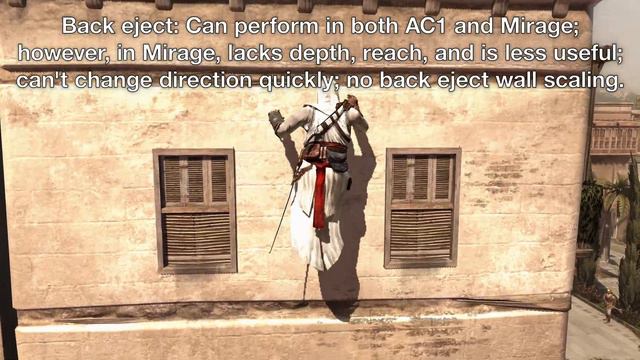 Assassin's Creed 1 vs Mirage - Parkour Physics & Details Comparison (4K 60FPS)