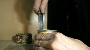 Нож Марушина против консервов Лань малая сталь 9ХС