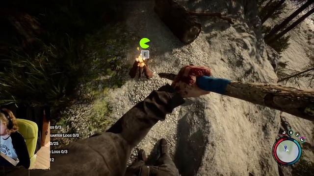 Slapping them with an AXE!!! First time playing Sons of the Forest!! смотреть онлайн