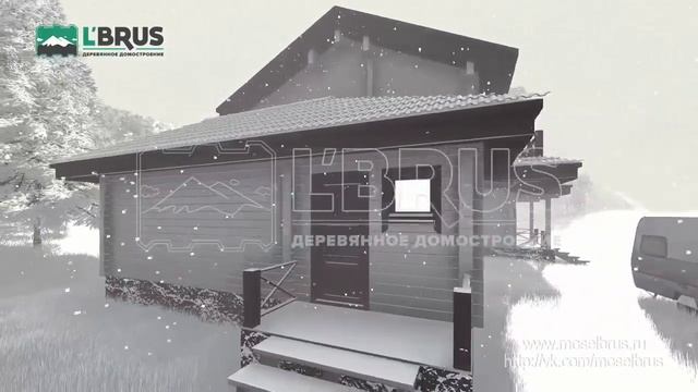 Строительство зимнего дома из клееного бруса для постоянного проживания смотреть онлайн