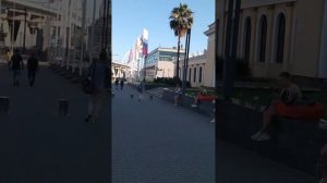 ЖД вокзал Адлера , едем дальше в Абхазию