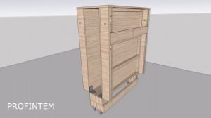 Раскладная деревянная кровать. Проект. Смарт мебель. Как сделать кровать своими руками