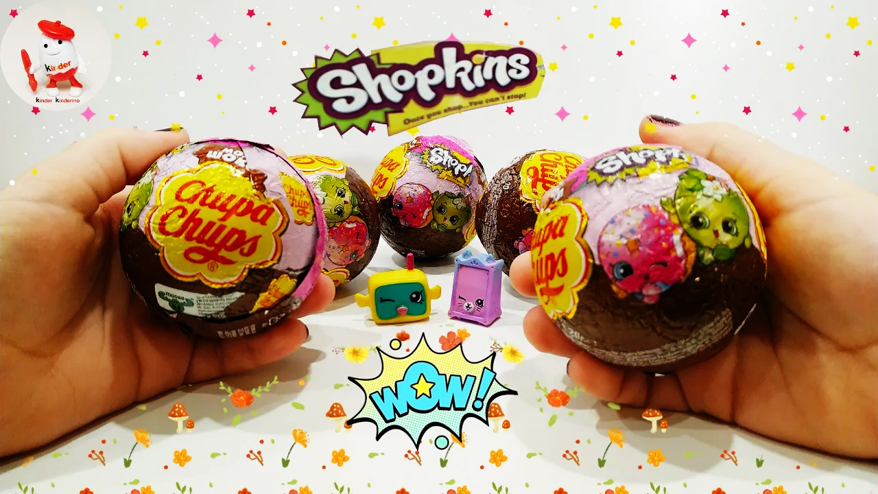 Чупа Чупс сюрприз ШОПКИНС ❤️ супер игрушки Chupa Chups Shopkins ? #ChupaChups