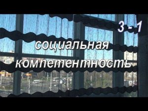 3-1 Социальная компетентность