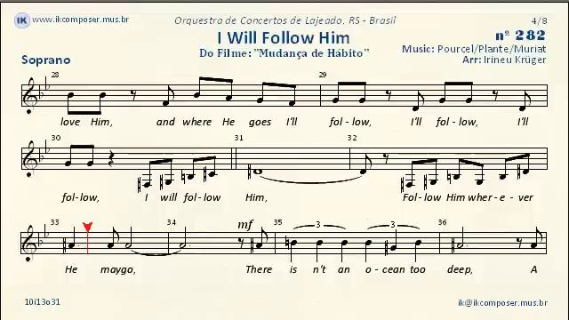 282 - I Will Follow Him - (Soprano) смотреть онлайн
