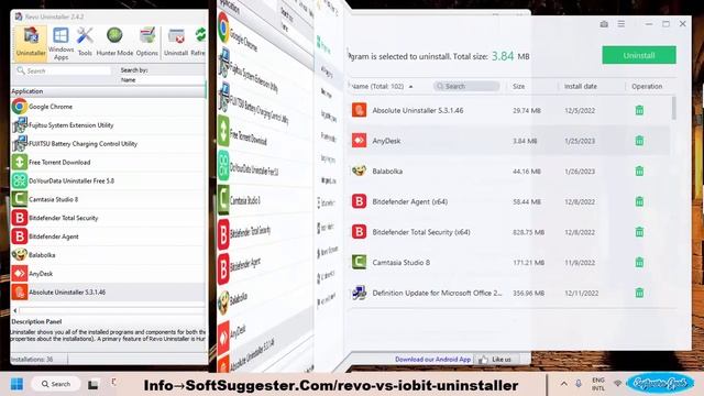 Revo Uninstaller vs IObit Uninstaller - Revo / iObit Uninstaller Review смотреть онлайн