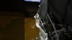 Запуск лодочного мотора Хонда BF40