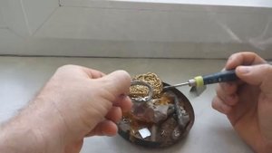 Металлическая губка для очистки жала паяльника из магазина GearBest.