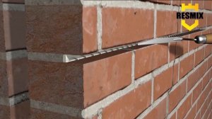 Спиральные анкеры Resmix. Технология ремонта кирпичной кладки с трещинами.