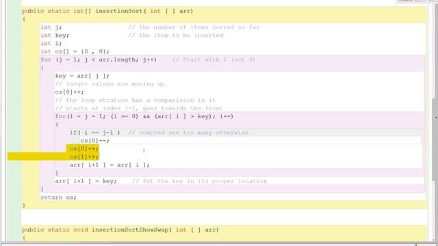 Insertion Sort смотреть онлайн