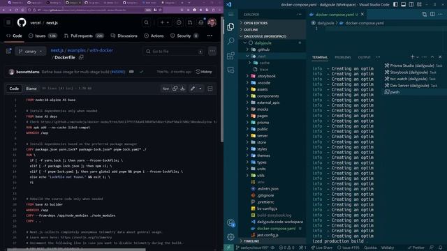 Material UI themes and docker setup - coding a calorie tracking app #12 смотреть онлайн