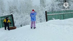 Новый 2024 год, снег, зима, много снега, дача, отдых, праздник.