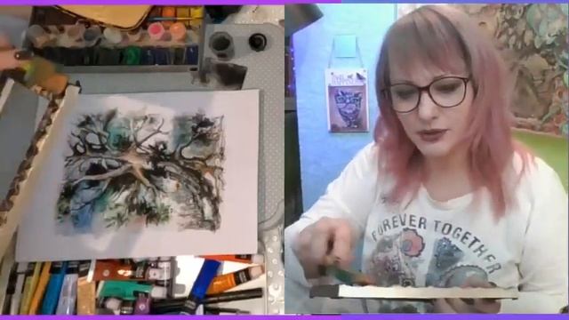 Капучино, рисование, хороший день...Ещё одна работа почти закончена. Тушь, акварель, рамка чернёна смотреть онлайн