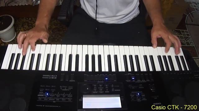 Тото Кутуньо "Solo noi". Cover на синтезаторе Casio CTK-7200.