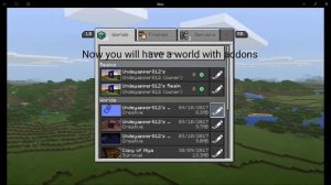 How to get addons on Minecraft Nintendo switch (Bedrock Edition realms $3.99)