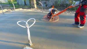 Бетонозатирочная машина - вертолёт, затирка бетона поверхности УШП