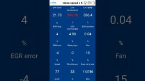 Car Scanner Android - DPF regen and EGR valve, Volvo D3 2012
