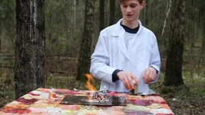 Фараонова змея! Разложение глюконата кальция горением.  ХимНаК №3