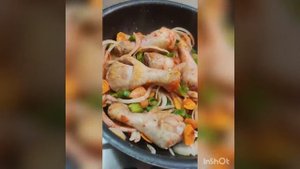 Голени с макаронами