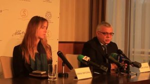 Пресс-конференция Элины Свитолиной и Юрия Сапронова