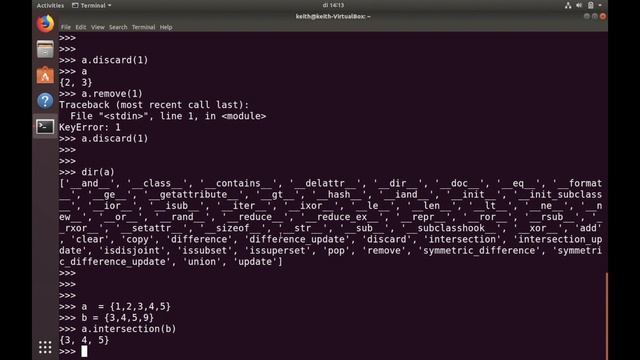 Automation with Python - Sets  (12)