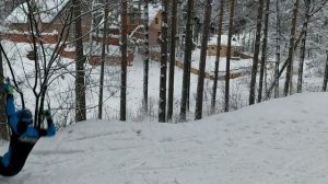 Техника классического хода на лыжах. Не повторять опасно для жизни))