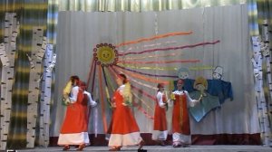 #Хоровод с #колосьями "Золотая русь!"