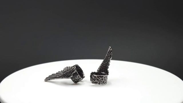 Кафф без прокола на хеликс "Крылья Гермеса" от StarfallShop