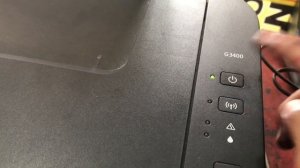 Canon Pixma G3400 Alternate Blinking Light Error | 7 Blinks