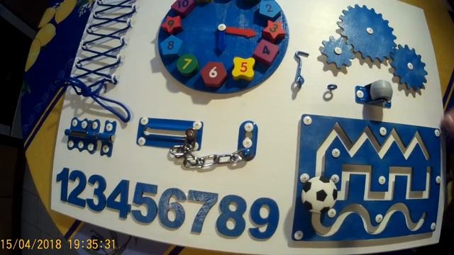 Развивающая доска бизиборд (busy board) смотреть онлайн