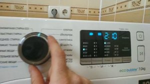 Стиральная машина SAMSUNG WW70J52EOHW, КАЛИБРОВКА, ОБЗОР, ПЕРВЫЙ ПУСК.
