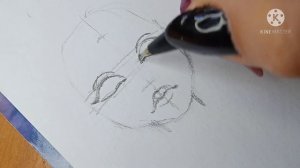 Как нарисовать лицо ,легко