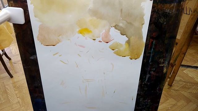 Мастер-класс А.К. Назарова "Способ однослойной акварельной живописи А.В. Фонвизина". смотреть онлайн