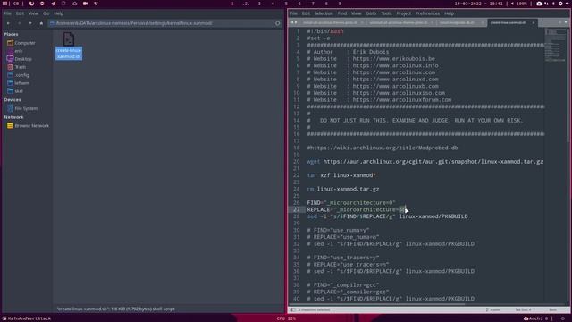 ArcoLinux : 2726 Building a linux-xanmod kernel, put on your repo and install смотреть онлайн