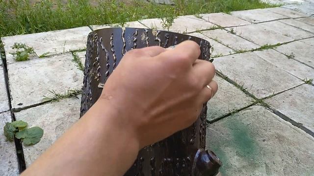 Почтовый ящик своими руками. Имитация дуба. смотреть онлайн