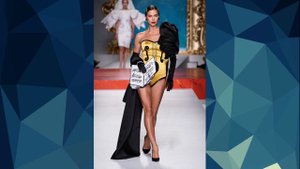 Ирина Шейк в стильном наряде поскользнулась на подиуме в Милане