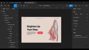 Amazing Ecommerce Website UI Design in Figma | Online Shoe Shop Website Design