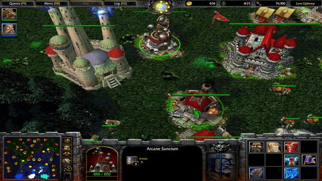 Warcraft 3 || Garithos and Admiral Proudmoore kills Archimonde
