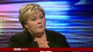 BBC HARDtalk - Erna Solberg - Prime Minister of Norway (3/2/16)