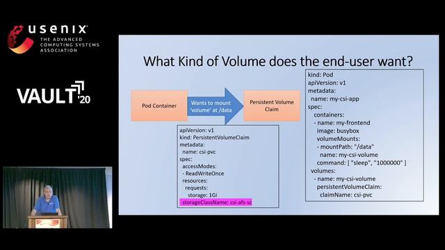 Vault '20 - Understanding Kubernetes Storage: Getting in Deep by Writing a CSI Driver смотреть онлайн