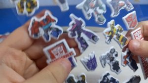 Крутые наклейки  с трансформерами автоботами