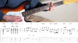 d4vd - Here With Me (guitar cover with tabs & chords)